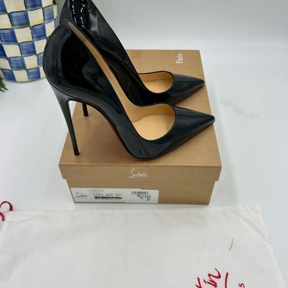 Women’s Christian Louboutin so Kate 120 patent heels size 38.5 made in Italy - Picture 10 of 10